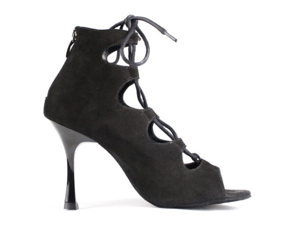 PD805 Black Nubuck Leather