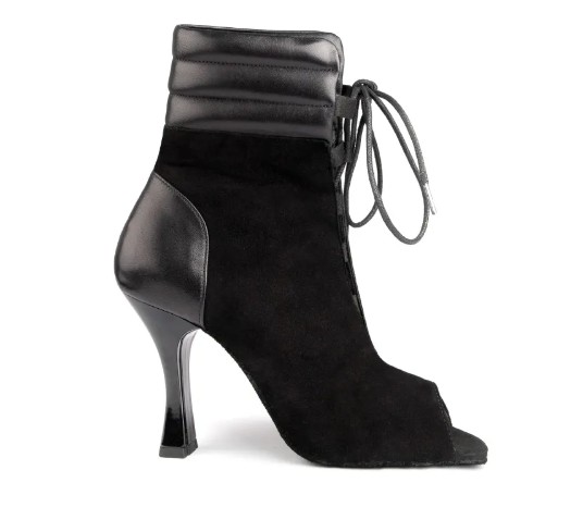 PD TATIANA Black Nubuck/Leather