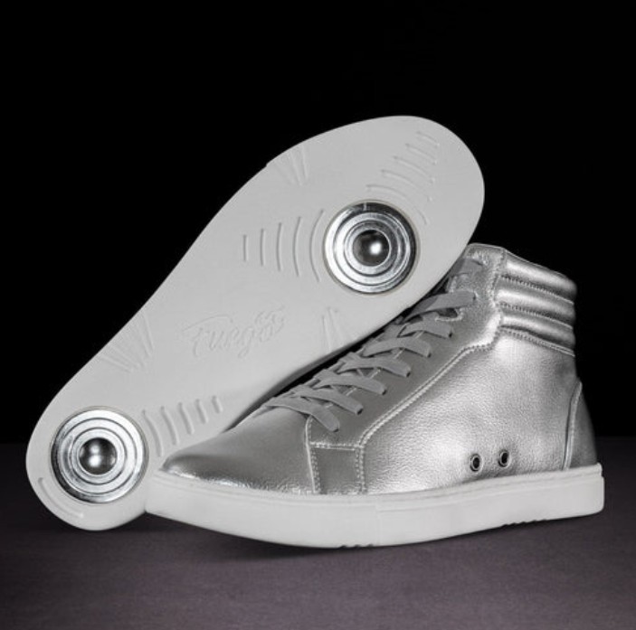 Fuego High Top Silver