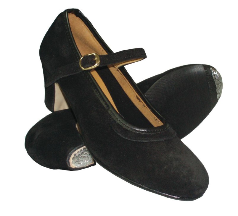Zapatos de Flamenco de Ante con Clavos | Intermezzo