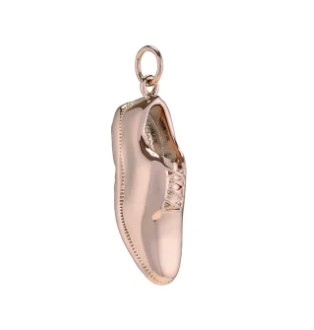  Colgante Zapato en Platino Rosa